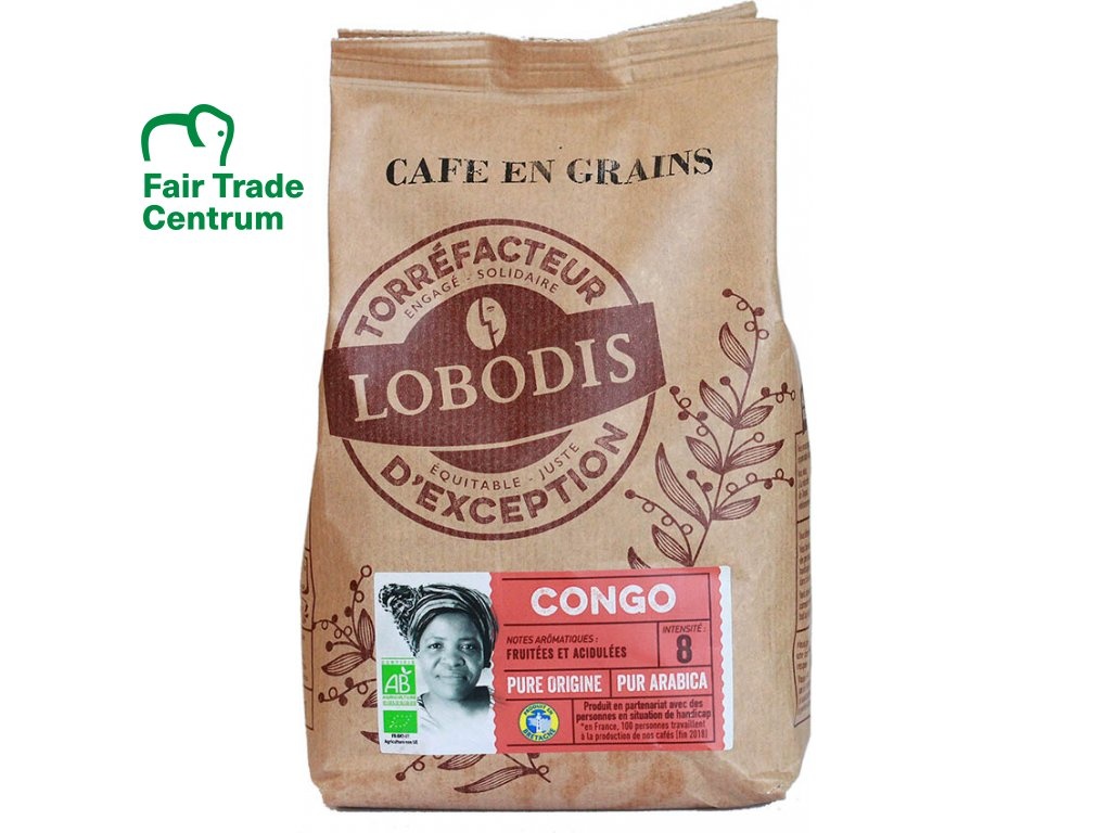 Bio káva Kongo 500g Lobodis 